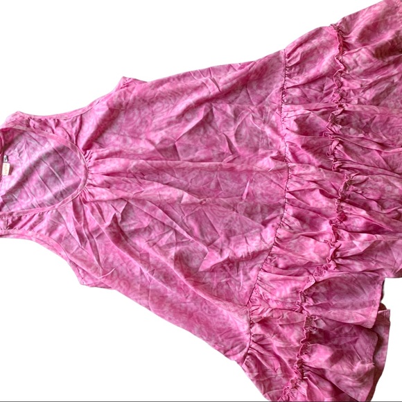 Long pink sleeveless top - Picture 7 of 11